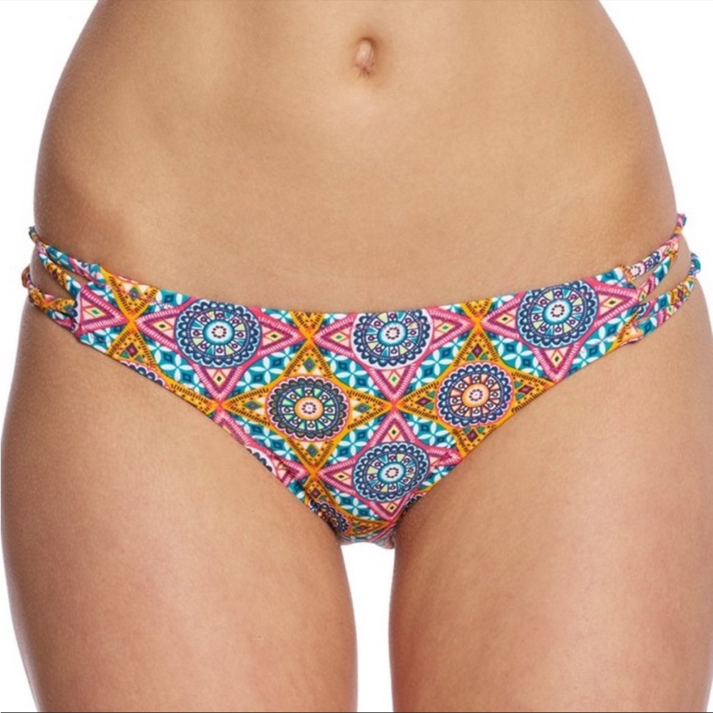 Volcom Current State Full Bikini Bottoms SZ XL NWT